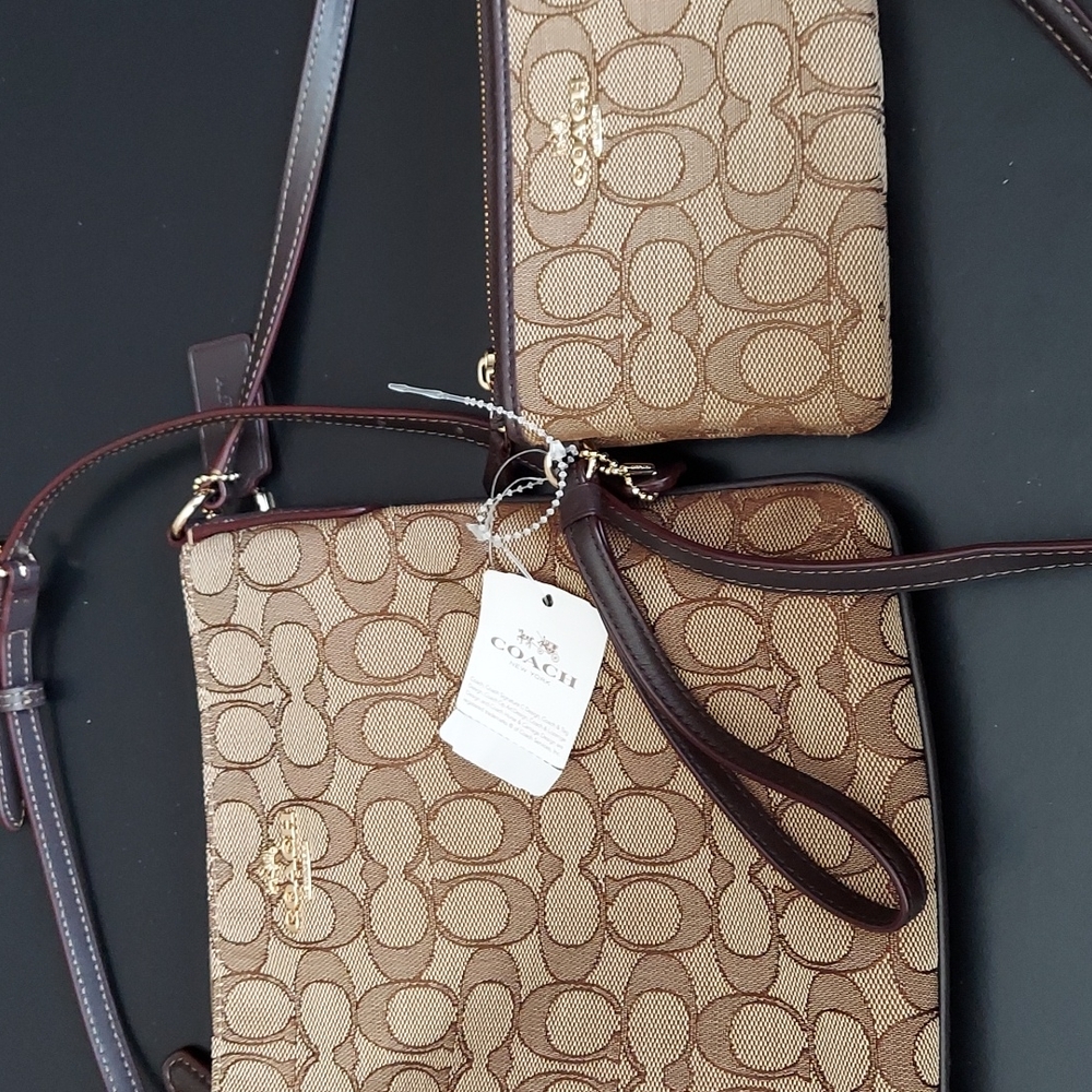 Coach crossbody bag and wallet